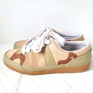 Hunter Men's Original Low Canvas Desert Camo Brown shoes Sneakers Size 11